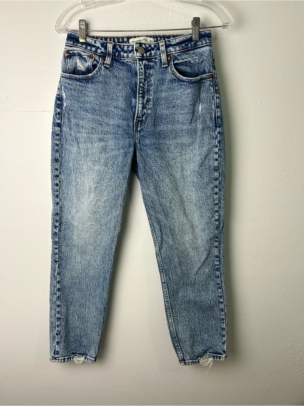 Abercrombie‎ & Fitch Vintage Light Blue Slim Straight Jeans